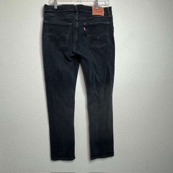 Levi's 511 Dk Wash Jeans Denim Slim Straight Size 34/32 - Picture 12 of 12